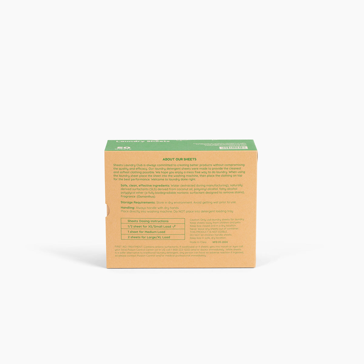 Laundry Detergent Sheets