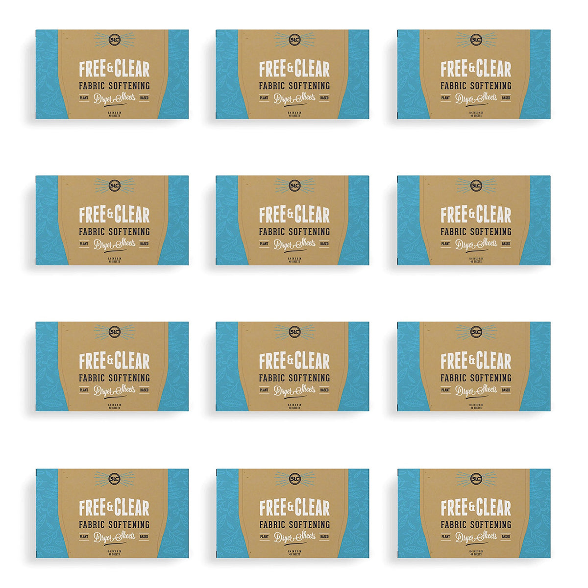 12 Boxes of Fabric Softener Sheets