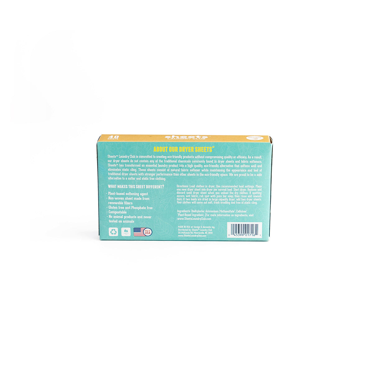 Dryer Sheets - 40 Sheets